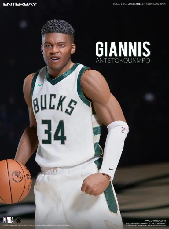 NBA Milwaukee Bucks Giannis Antetokounmpo Real Masterpiece 1:6