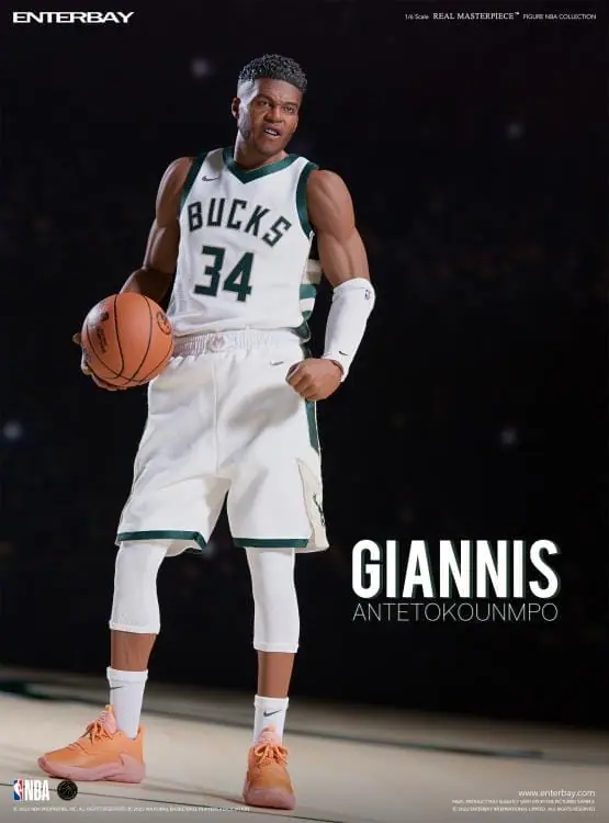 NBA Milwaukee Bucks Giannis Antetokounmpo Real Masterpiece 1:6