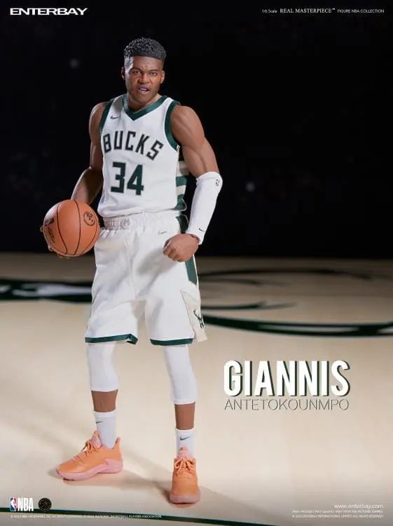 NBA Milwaukee Bucks Giannis Antetokounmpo Real Masterpiece 1:6