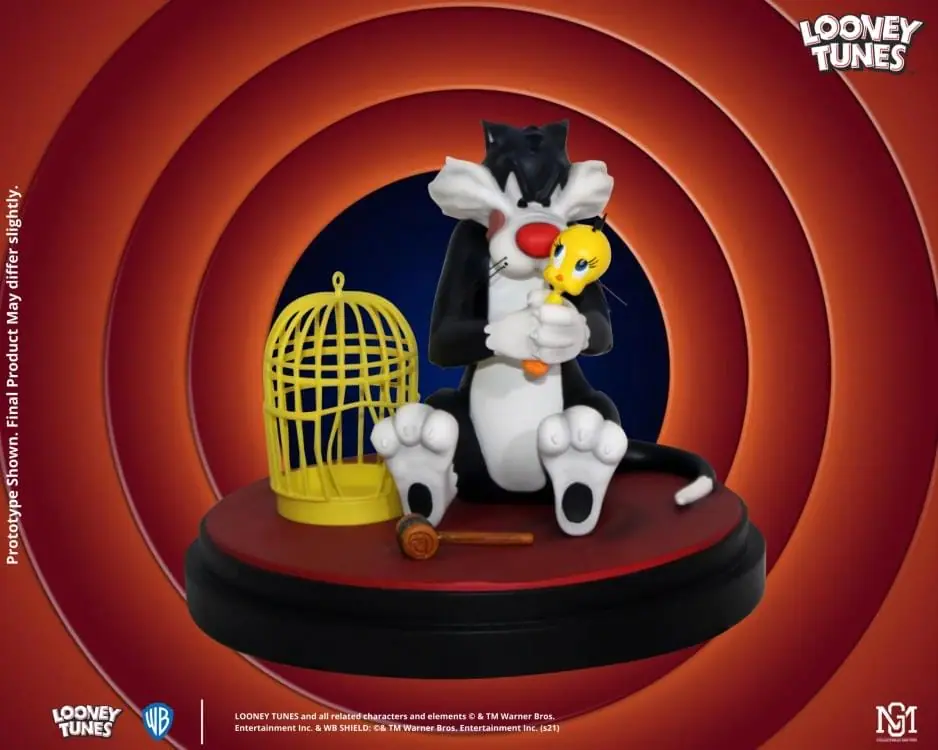 未使用 E.T. Tweety - Artificial Sources Looney Tunes Tweety Bird and Sylvester 1:6 Scale Limited Edition