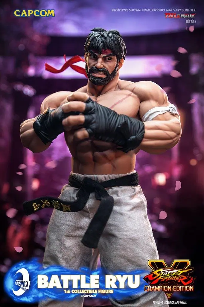 1:6 Street Fighter Battle Ryu Figure by Capcom X Iconiq Studios X